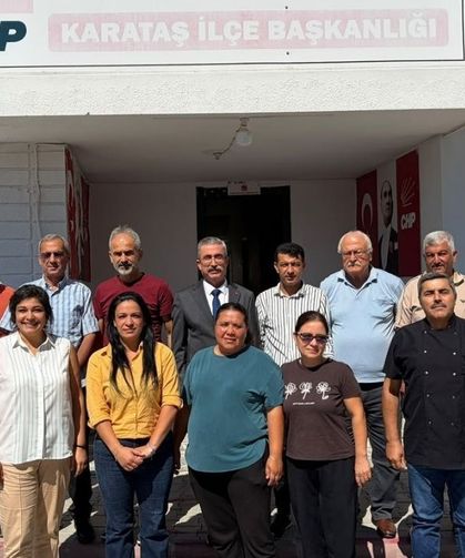 Ali Bedrettin Karataş'tan CHP İlçe Başkanlığına ziyaret