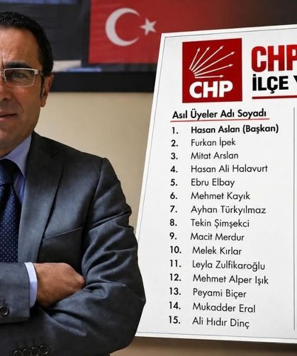 Hasan Aslan açıkladı: CHP Çukurova'nın yeni yönetimi atandı