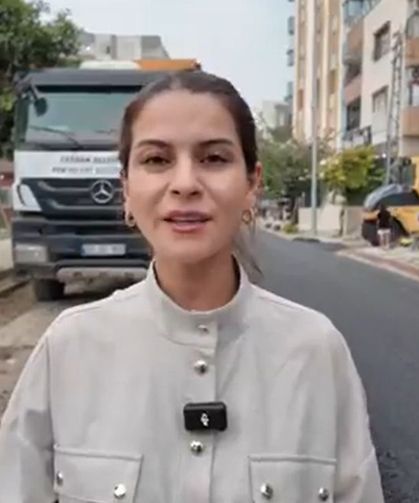 Ceyhan’da Sultan Selim Caddesi’nde yollar onarılıyor