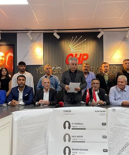 CHP'li Yeşilyurt'tan Yüreğir Belediyesi açıklaması: “Hukuki mücadelemiz sürecek”