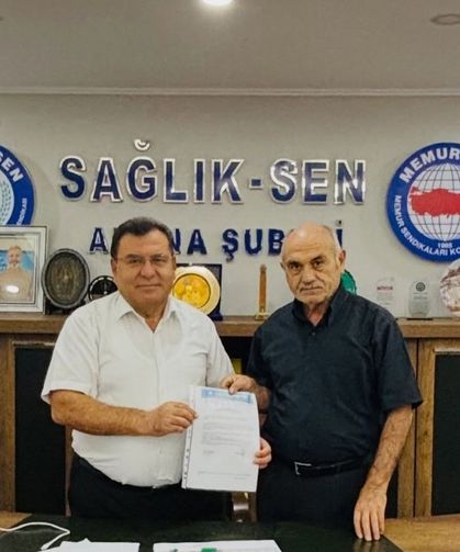 Sağlık-Sen Çukurova İlçe Başkanlığı'na Hayati Polat atandı