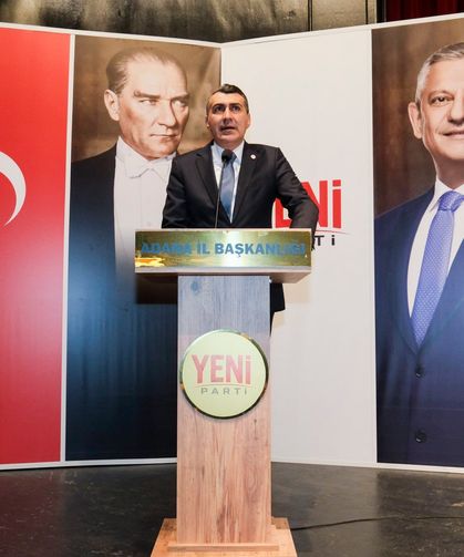 Anıl Tanburoğlu yeniden Yeni Parti Adana İl Başkanı seçildi