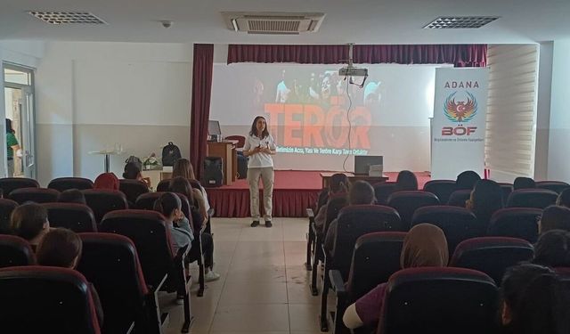 Adana’da öğrencilere "Gençlik ve Güvenli Gelecek" eğitimi