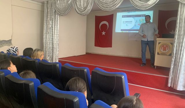 Adana'da öğrencilere su tasarrufu bilinci aşılandı
