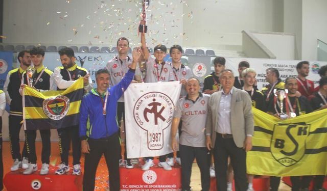 ÇİLTAR Masa Tenisi SK 5.Kez Süper Lig Şampiyonu