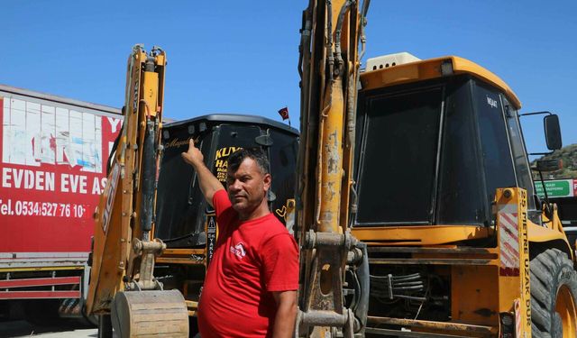 Kumru yuvası için 17 gün kepçesini çalıştırmadı