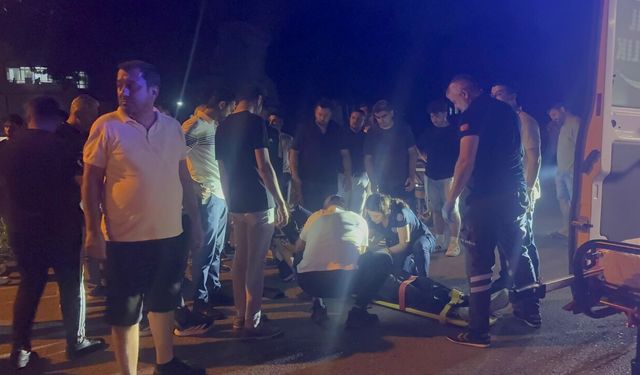 Alkollü motosiklet sürücüsü kontrolden çıktı, ağır yaralandı