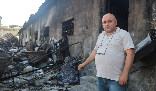 Depremden kurtardı, yangında kaybetti: 10 milyon TL'lik zarar!