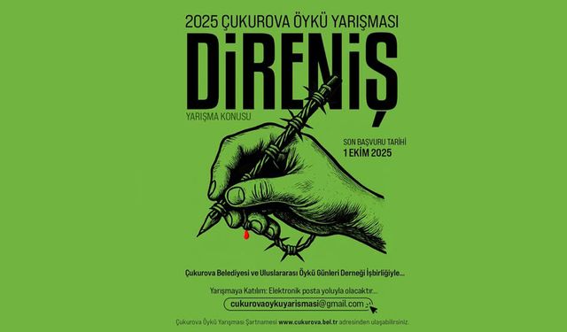 Genç yazarlar için büyük fırsat: 2025 Çukurova Öykü Ödülü başvuruları başladı