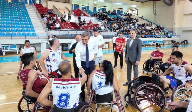 Kaymakam Aksu'dan Paralimpik sporculara anlamlı ziyaret