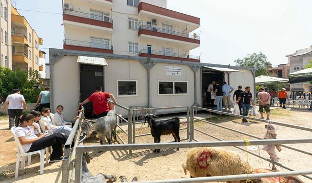 Mersin’de kurban hizmetine tam not: 262 kişilik ekip görevde