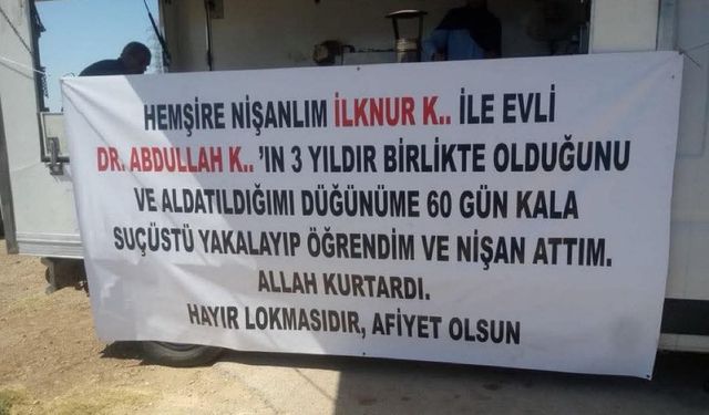 Nişanı attı, afişi astı, lokmayı dağıttı! Böyle ayrılık ancak Adana’da yaşanır!
