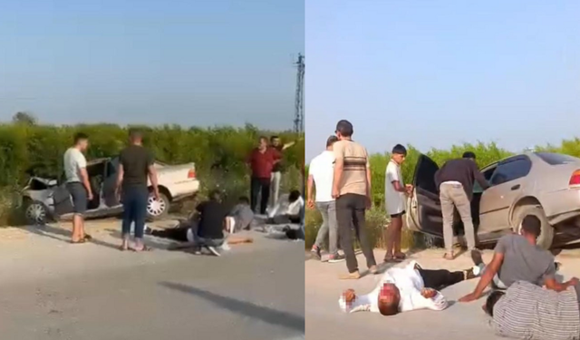 Tarsus’ta otoban bağlantı yolunda feci kaza: 7 yaralı