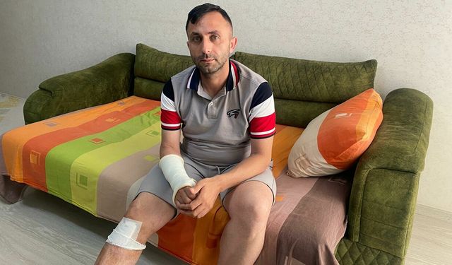 Yürüyüş kabusa döndü: Sahipsiz köpekler bir kişiye saldırdı