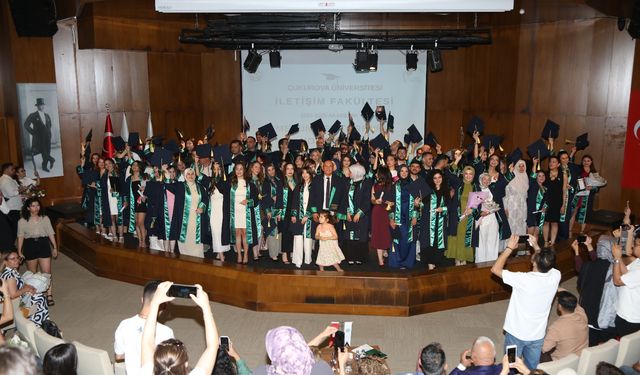 ÇÜ İletişim Fakültesi’nden 67 mezun daha hayata uğurlandı