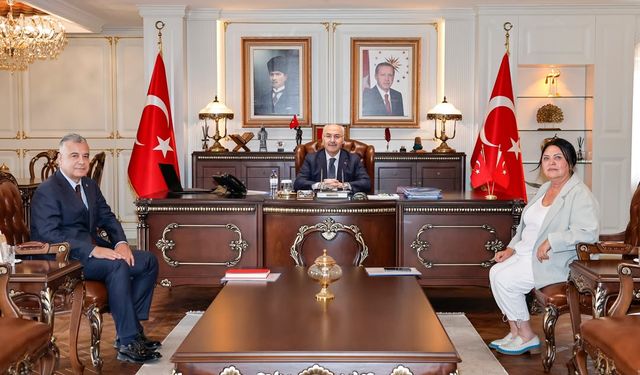 Başkan Vekili Akkan ve Dr. Ateş’ten Vali Köşger’e Ziyaret