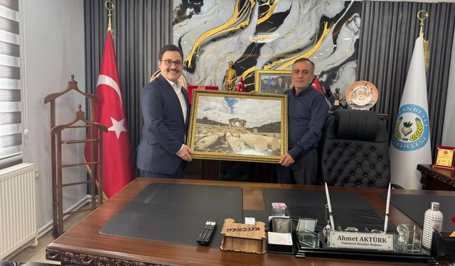 Kaymakam Bedirhan’dan Başkan Aktürk’e nezaket ziyareti