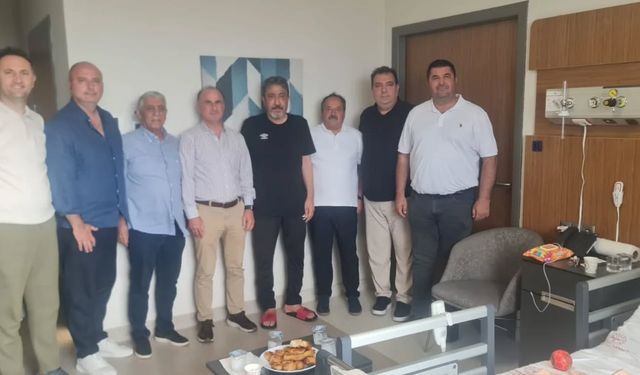 Menderes Kutlu’ya Spor Camiasından Ziyaret