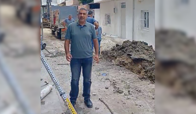 Yenibey Mahallesi’nde kanal hattı yenileniyor