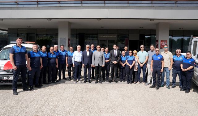 Çukurova Zabıtası Haftasını Başkanla Kutladı