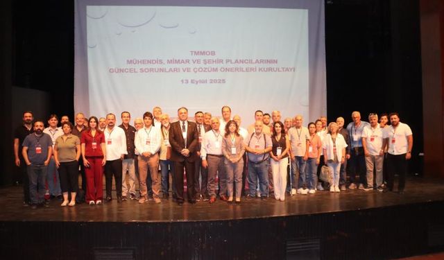 TMMOB Adana Yerel Kurultayı’nda meslek sorunları masaya yatırıldı