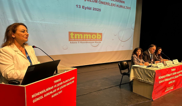 TMMOB Kurultayı’nda Müzeyyen Şevkin’den güçlü mesajlar