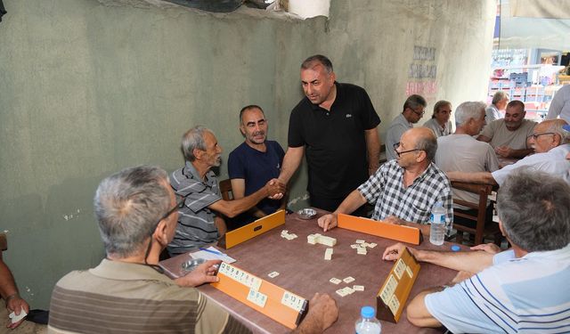 Vekil Geçer, pazar gününü mahalle buluşmalarına ayırdı