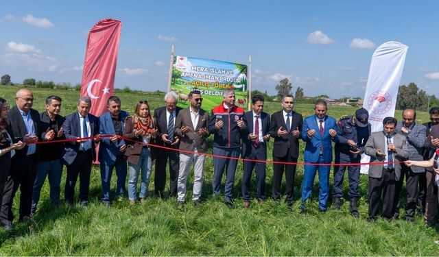 Adana Kozan’da mera ıslah projesi açıldı