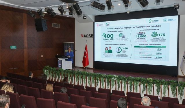 AOSB’de sanayicilere 400 milyon TL’lik yeşil dönüşüm desteği