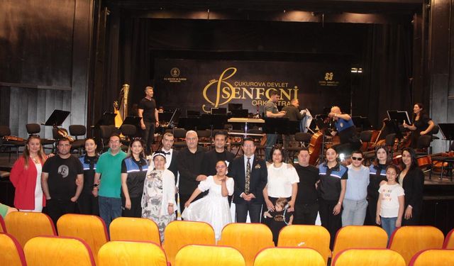 Adana’da özel gereksinimli çocuklar senfoniyle buluştu