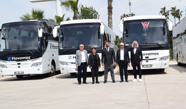 Havamaş filosunu 8 yeni otobüsle güçlendirdi