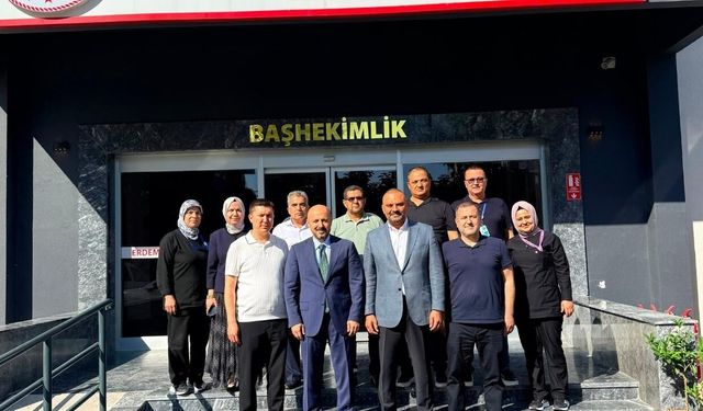 Adana İl Sağlık Müdürü Halil Nacar'dan Mersin'e vefalı ziyaret