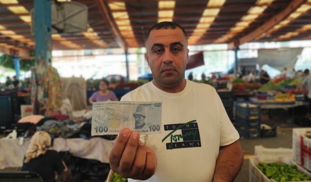 Adana'da banknotlara yazılan aşk mesajı gündem oldu