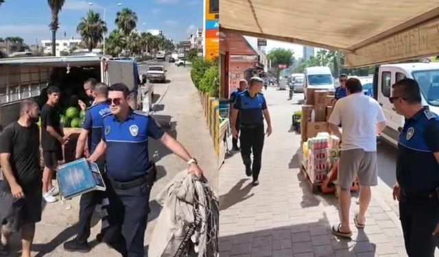 Adana’da Kozan Caddesi’nde kaldırım işgaline geçit verilmedi