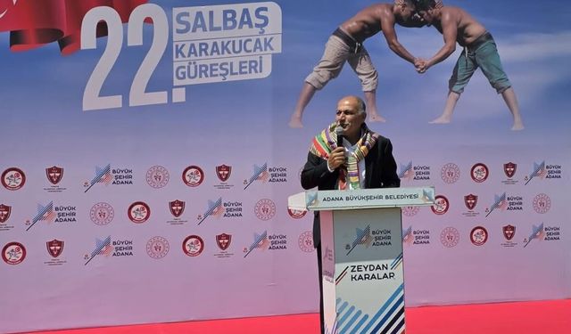 Başkan Altıok, Salbaş Karakucak Güreş Şenlikleri'ne katıldı