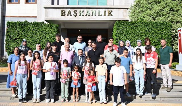 Başkan Bilal Uludağ genç sporcuları ve ailelerini ağırladı