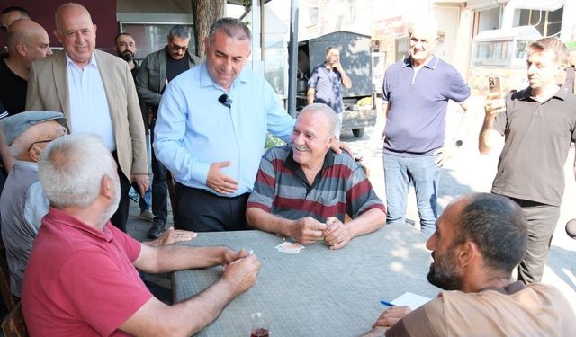 Güngör Geçer Kiremithane Mahallesi'nde vatandaşlarla buluştu