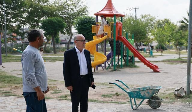 Cafer Boyraz, Başak Mahallesi’ndeki çalışmaları yerinde inceledi