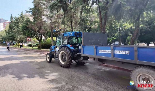 Çukurova Belediyesi Huzurevleri Mahallesi'nde temizlik seferberliği başlattı