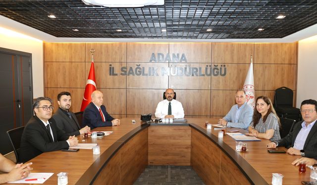 Adana'da sağlık hizmetlerinin geliştirilmesi için kritik toplantı