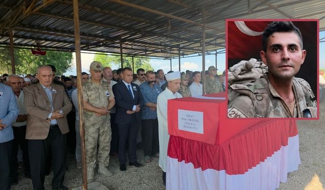Kalp krizi geçiren uzman çavuş son yolculuğuna uğurlandı