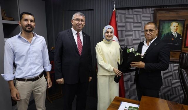 Saimbeyli Vergi Dairesi’nden Başkan Dal’a teşekkür ziyareti