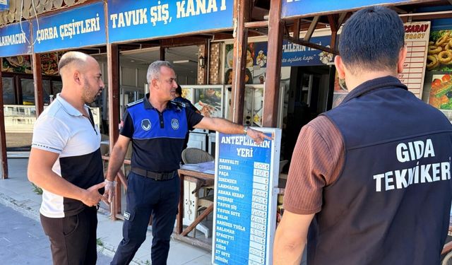 Yumurtalık belediyesi lokanta ve alkollü lokantaları denetledi