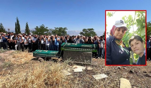 Adana'da kazada ölen anne-oğul Kahramanmaraş'ta defnedildi