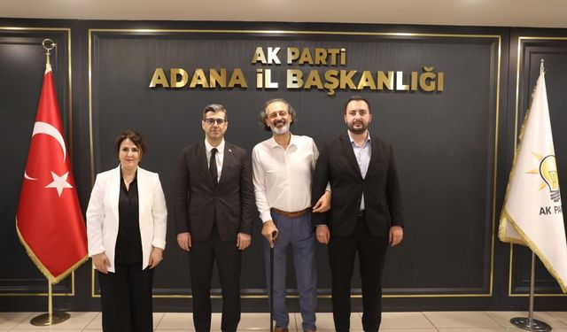 AK Parti İstanbul Milletvekili Yücel Arzen’den Adana İl Başkanlığına ziyaret