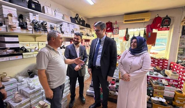 AK Parti Yüreğir teşkilatından Yavuzlar Mahallesi'ne esnaf ziyareti