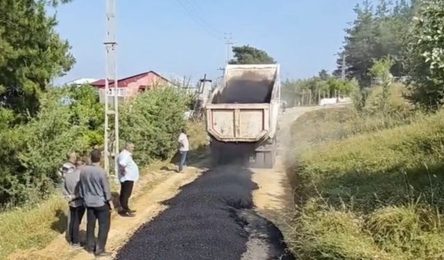 Başkan Özdemir Aladağ'daki yol çalışmalarını yerinde inceledi