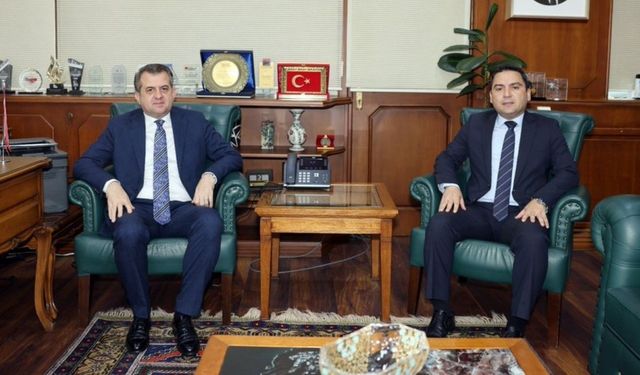 Çukurova Kalkınma Ajansı Genel Sekreteri Duran'dan Rektör Beriş'e ziyaret