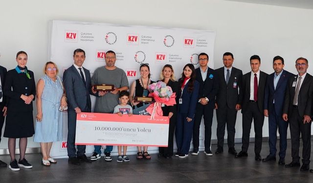 Çukurova Uluslararası Havalimanı 10 milyon yolcuya ulaştı