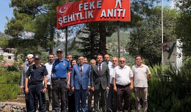 Feke’de 15 Temmuz şehitleri dualarla anıldı
